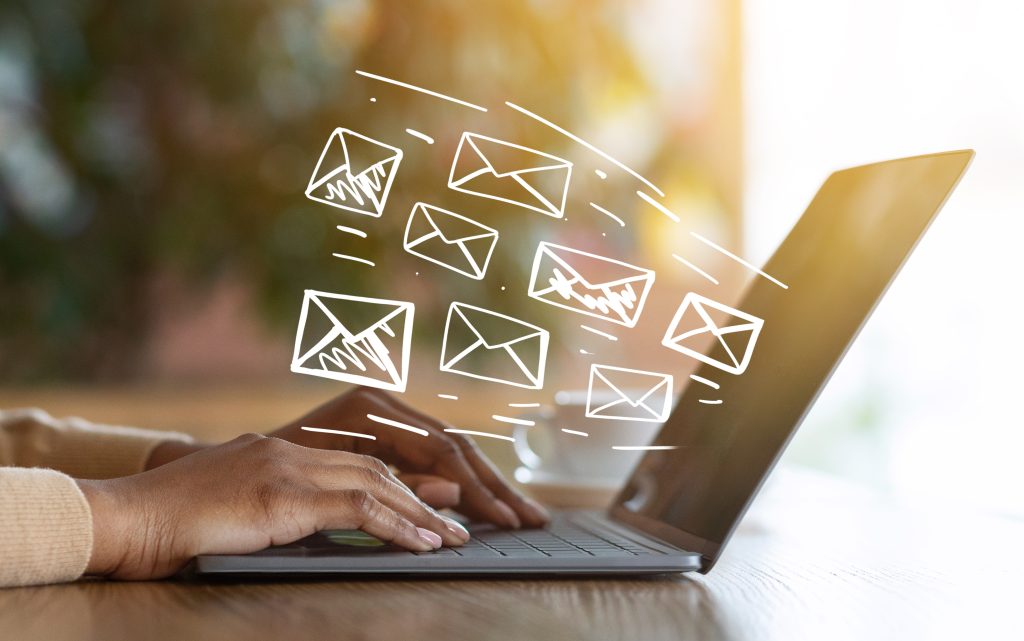 emails from the future coming through