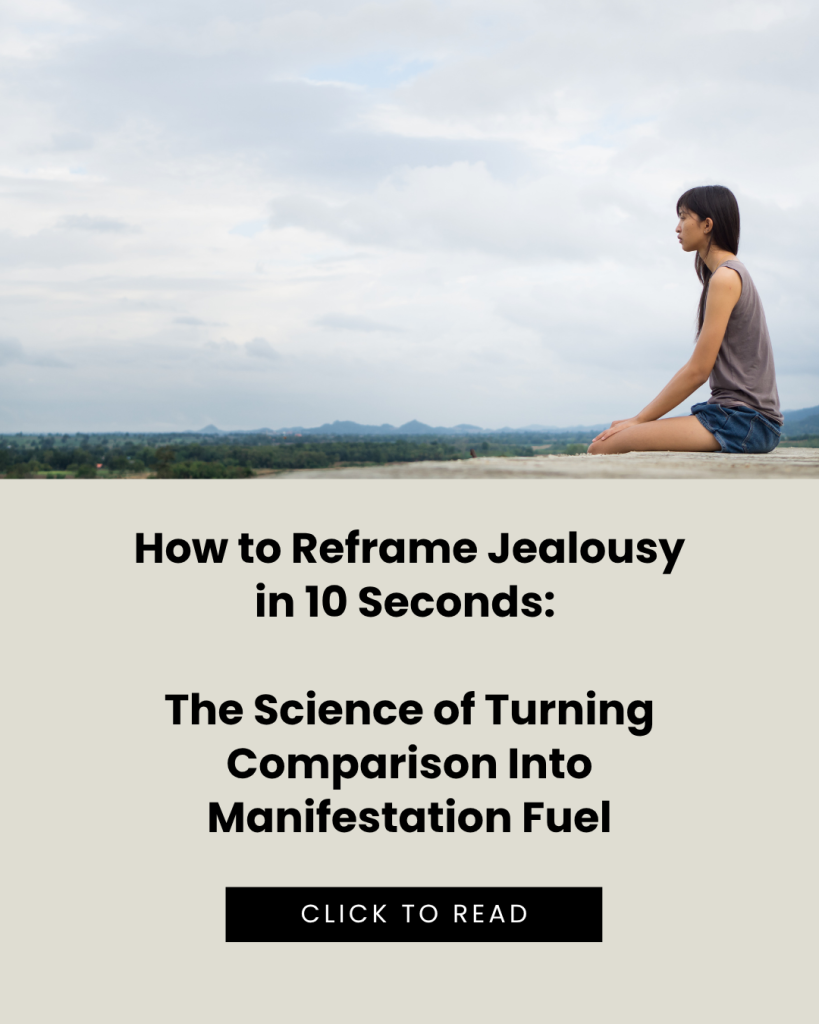 How to Reframe Jealousy in 10 Seconds The Science of Turning Comparison Into Manifestation Fuel